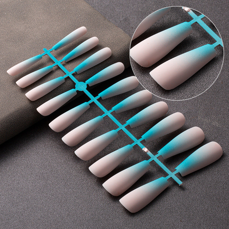 Wholesale Gradient Frosted Plastic Nail Stickers